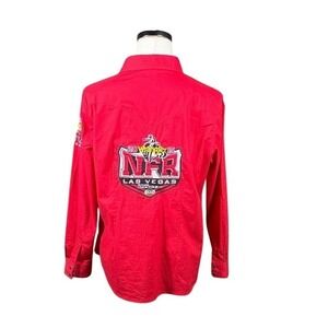 Wrangler Mens Red NFR 2015 Las Vegas Western Snap Shirt XL LW1901R